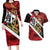 Trinidad and Tobago Cricket Personalized Couples Matching Long Sleeve Bodycon Dress and Hawaiian Shirt Trinbago Knight Riders Champions Trophy - Wonder Print Shop