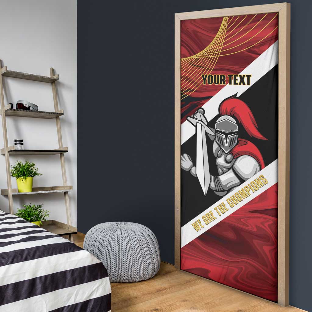 Trinidad and Tobago Cricket Personalized Door Cover Trinbago Knight Riders Champions Trophy - Wonder Print Shop
