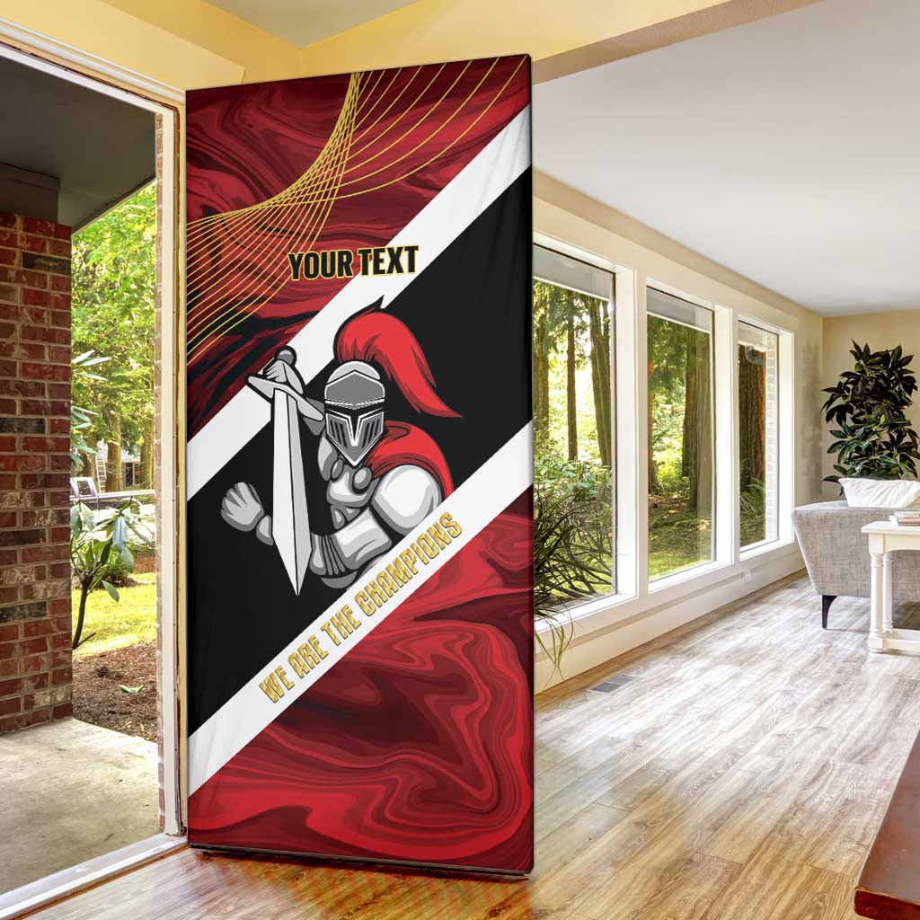 Trinidad and Tobago Cricket Personalized Door Cover Trinbago Knight Riders Champions Trophy - Wonder Print Shop