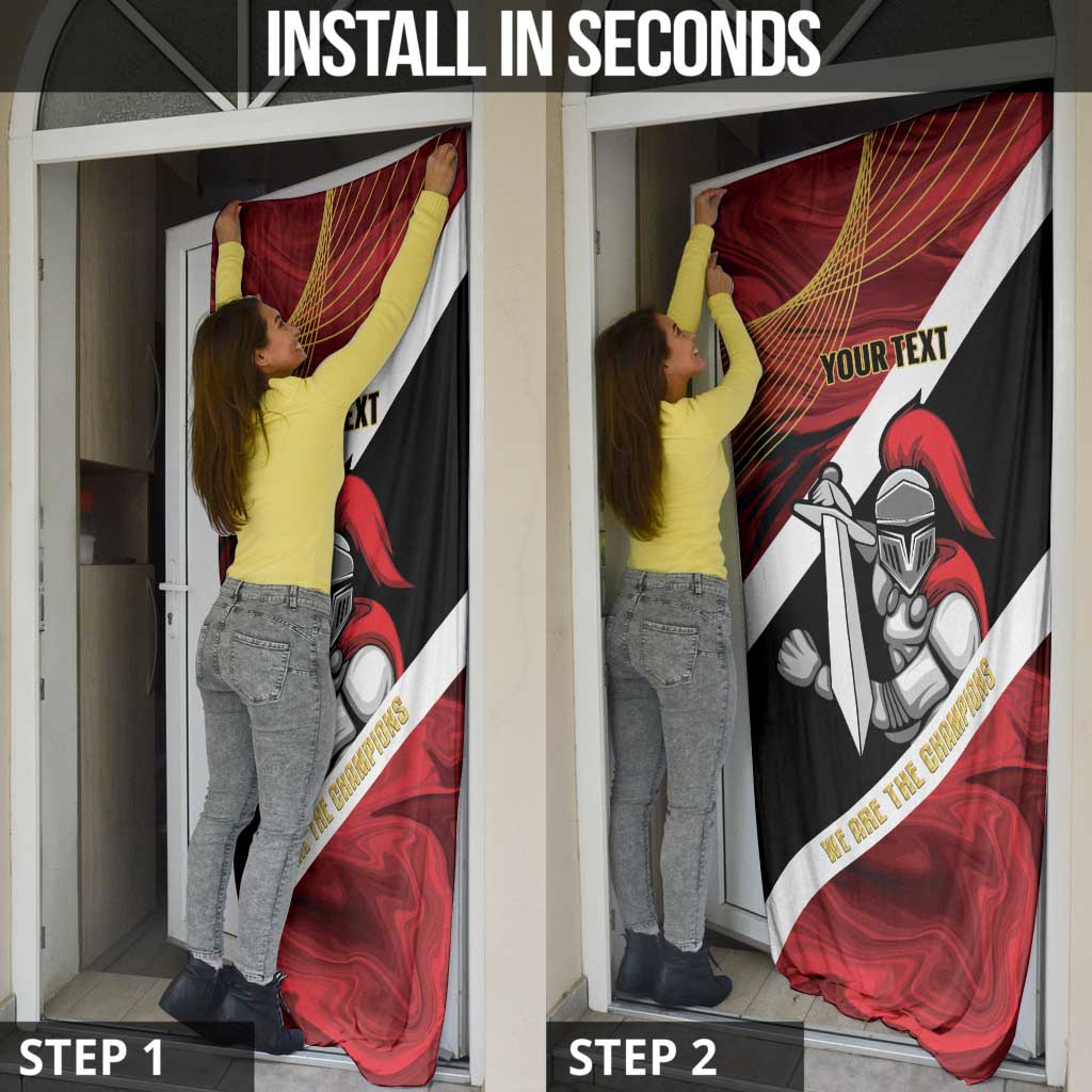 Trinidad and Tobago Cricket Personalized Door Cover Trinbago Knight Riders Champions Trophy - Wonder Print Shop