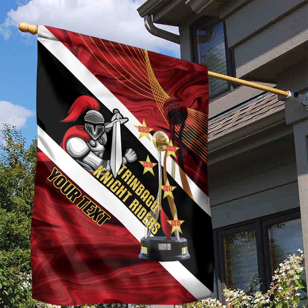 Trinidad and Tobago Cricket Personalized Garden Flag Trinbago Knight Riders Champions Trophy - Wonder Print Shop