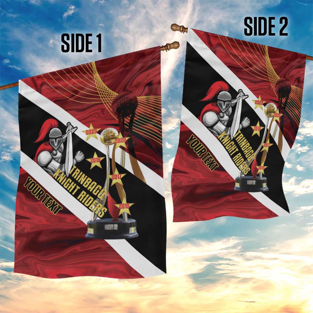 Trinidad and Tobago Cricket Personalized Garden Flag Trinbago Knight Riders Champions Trophy - Wonder Print Shop