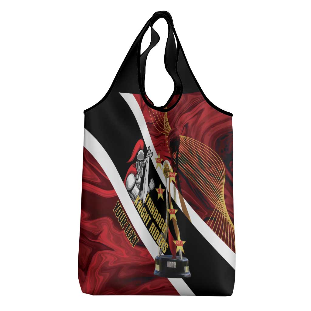 Trinidad and Tobago Cricket Personalized Grocery Bag Trinbago Knight Riders Champions Trophy - Wonder Print Shop