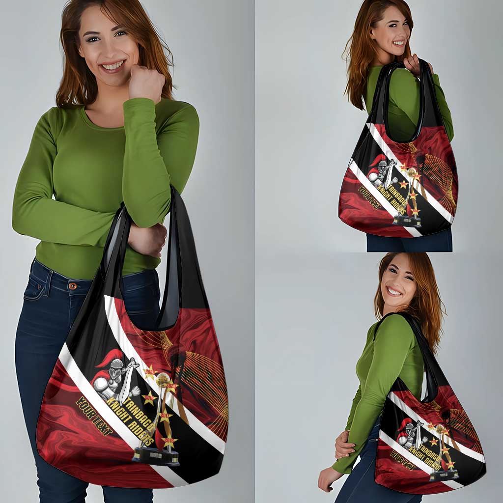 Trinidad and Tobago Cricket Personalized Grocery Bag Trinbago Knight Riders Champions Trophy - Wonder Print Shop