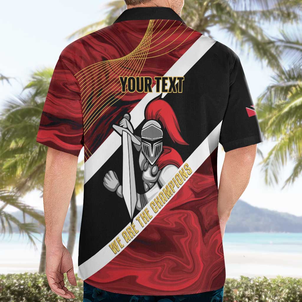 Trinidad and Tobago Cricket Personalized Hawaiian Shirt Trinbago Knight Riders Champions Trophy - Wonder Print Shop