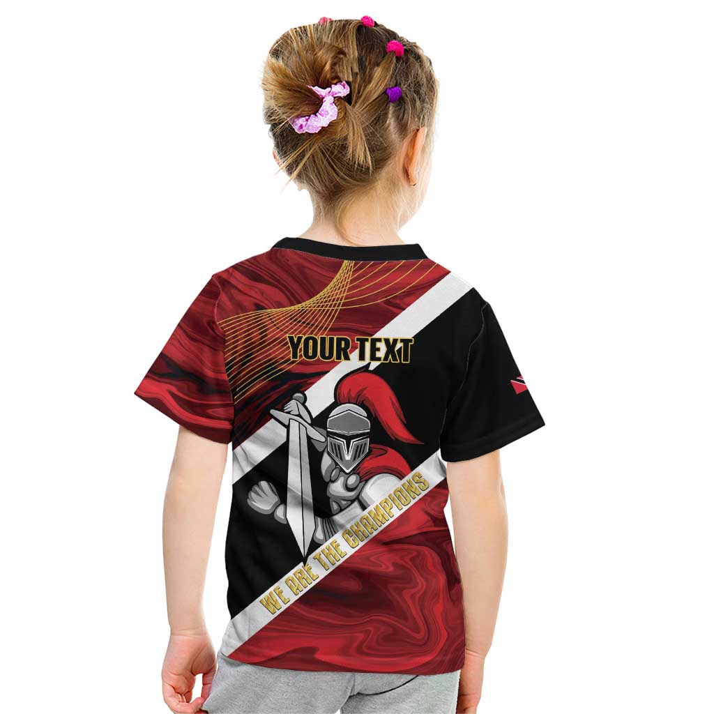 Trinidad and Tobago Cricket Personalized Kid T Shirt Trinbago Knight Riders Champions Trophy - Wonder Print Shop