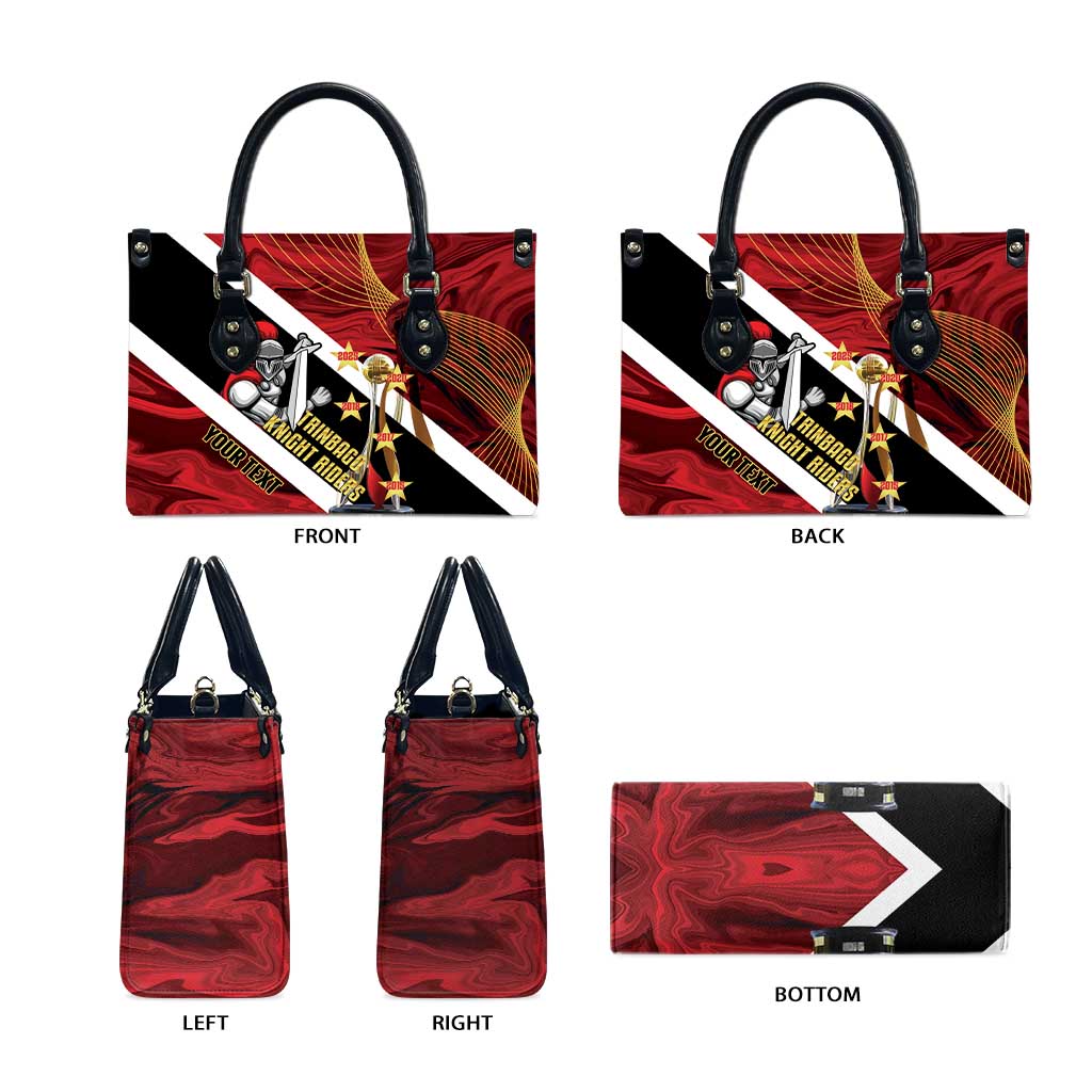 Trinidad and Tobago Cricket Personalized Leather Bag Trinbago Knight Riders Champions Trophy - Wonder Print Shop