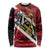 Trinidad and Tobago Cricket Personalized Long Sleeve Shirt Trinbago Knight Riders Champions Trophy - Wonder Print Shop