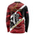 Trinidad and Tobago Cricket Personalized Long Sleeve Shirt Trinbago Knight Riders Champions Trophy - Wonder Print Shop