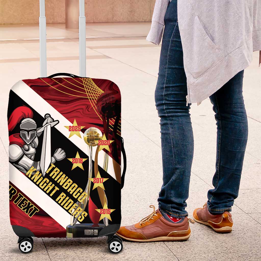 Trinidad and Tobago Cricket Personalized Luggage Cover Trinbago Knight Riders Champions Trophy - Wonder Print Shop