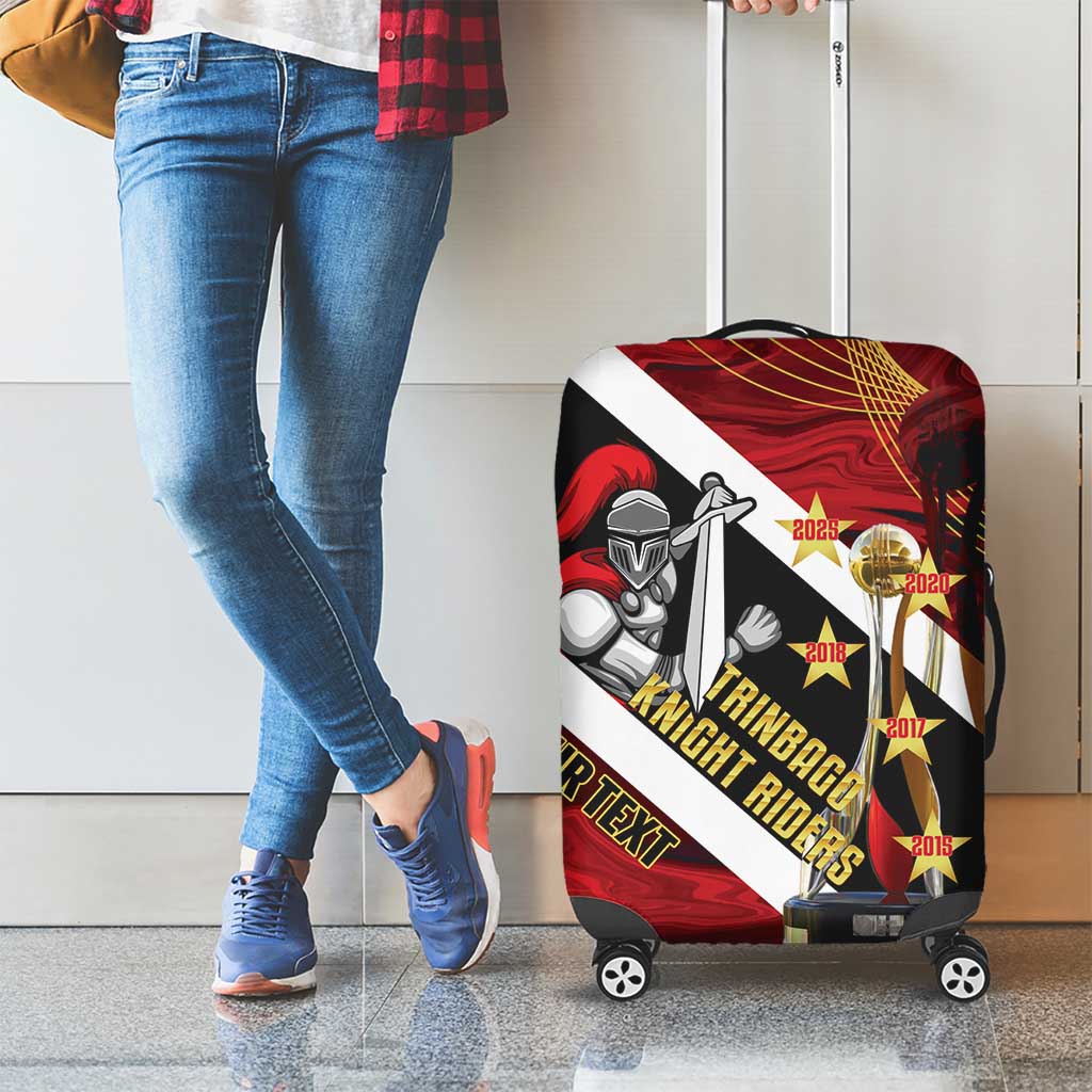 Trinidad and Tobago Cricket Personalized Luggage Cover Trinbago Knight Riders Champions Trophy - Wonder Print Shop