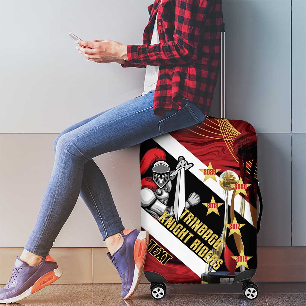 Trinidad and Tobago Cricket Personalized Luggage Cover Trinbago Knight Riders Champions Trophy - Wonder Print Shop