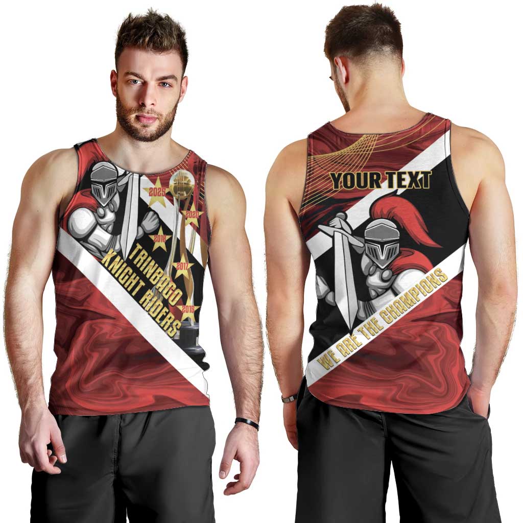 Trinidad and Tobago Cricket Personalized Men Tank Top Trinbago Knight Riders Champions Trophy - Wonder Print Shop