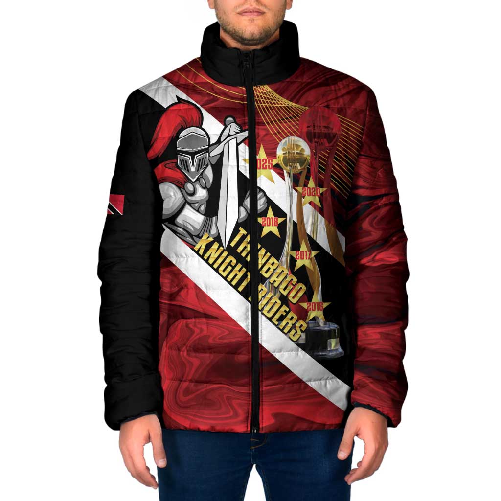 Trinidad and Tobago Cricket Personalized Padded Jacket Trinbago Knight Riders Champions Trophy - Wonder Print Shop