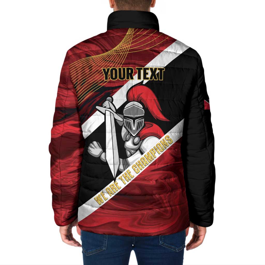 Trinidad and Tobago Cricket Personalized Padded Jacket Trinbago Knight Riders Champions Trophy - Wonder Print Shop