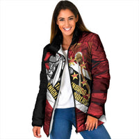 Trinidad and Tobago Cricket Personalized Padded Jacket Trinbago Knight Riders Champions Trophy - Wonder Print Shop