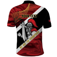 Trinidad and Tobago Cricket Personalized Polo Shirt Trinbago Knight Riders Champions Trophy - Wonder Print Shop
