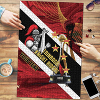 Trinidad and Tobago Cricket Personalized Puzzle Trinbago Knight Riders Champions Trophy - Wonder Print Shop