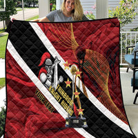 Trinidad and Tobago Cricket Personalized Quilt Trinbago Knight Riders Champions Trophy - Wonder Print Shop