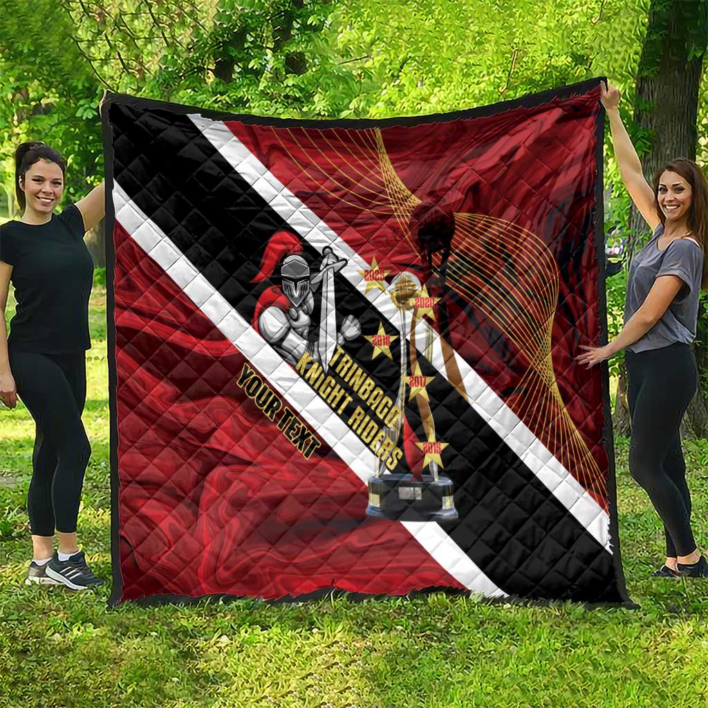 Trinidad and Tobago Cricket Personalized Quilt Trinbago Knight Riders Champions Trophy - Wonder Print Shop
