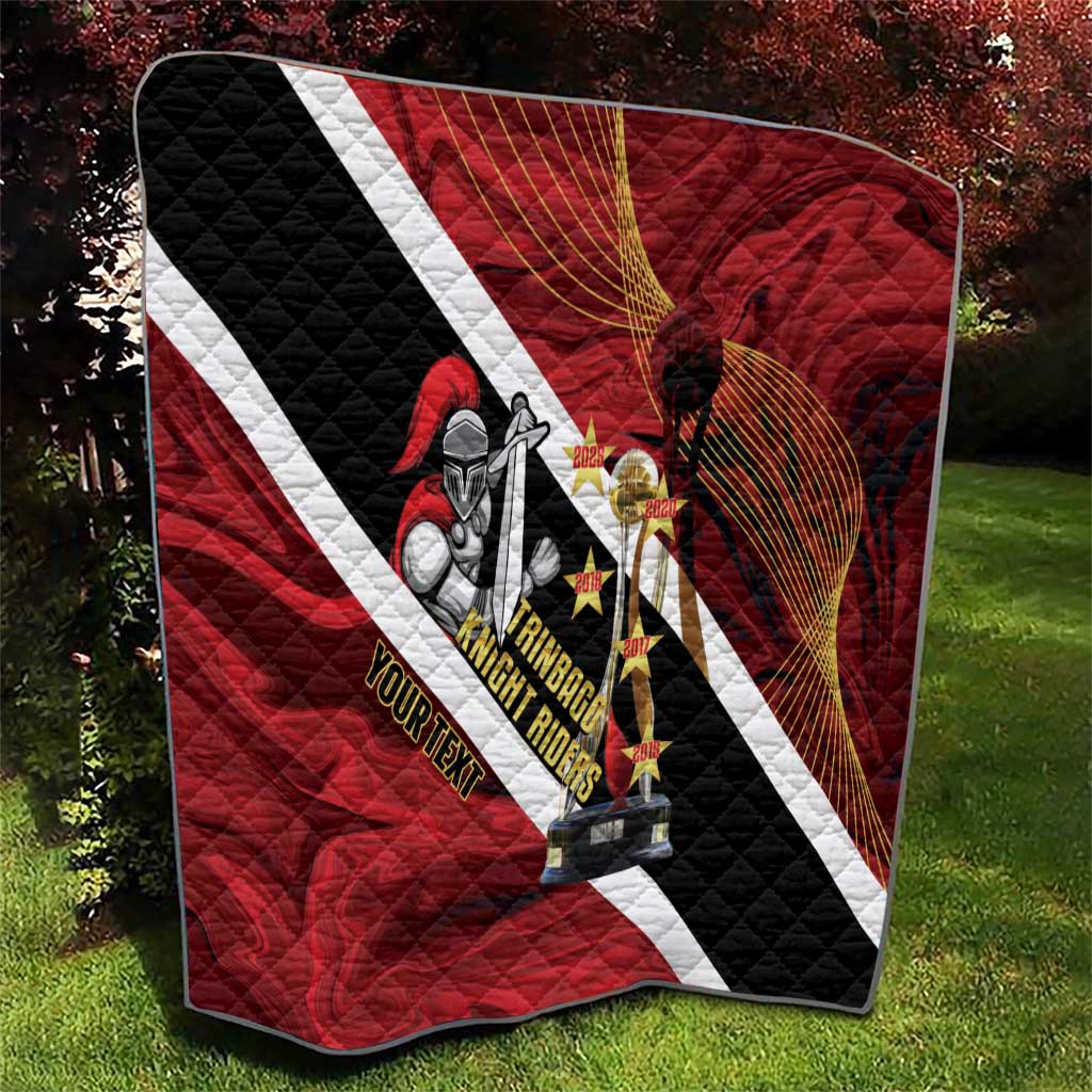 Trinidad and Tobago Cricket Personalized Quilt Trinbago Knight Riders Champions Trophy - Wonder Print Shop