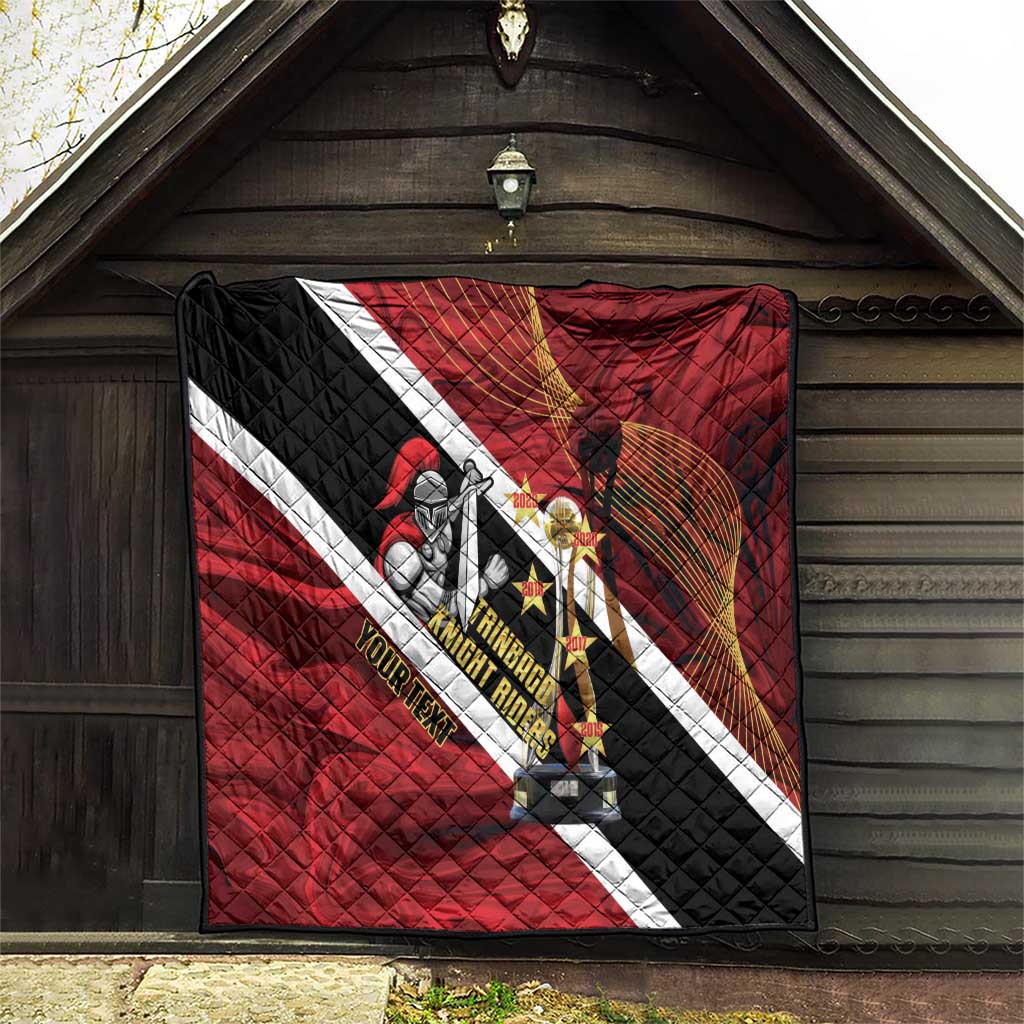 Trinidad and Tobago Cricket Personalized Quilt Trinbago Knight Riders Champions Trophy - Wonder Print Shop