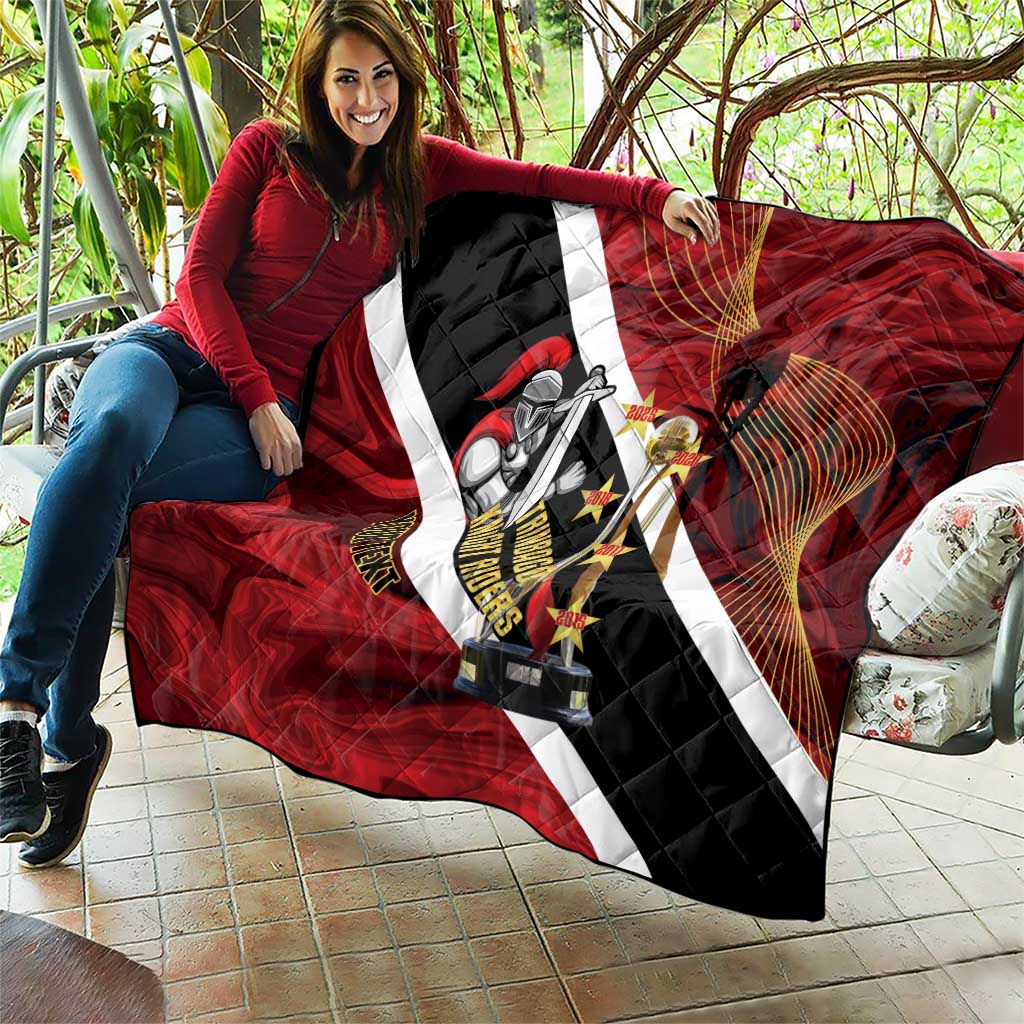 Trinidad and Tobago Cricket Personalized Quilt Trinbago Knight Riders Champions Trophy - Wonder Print Shop