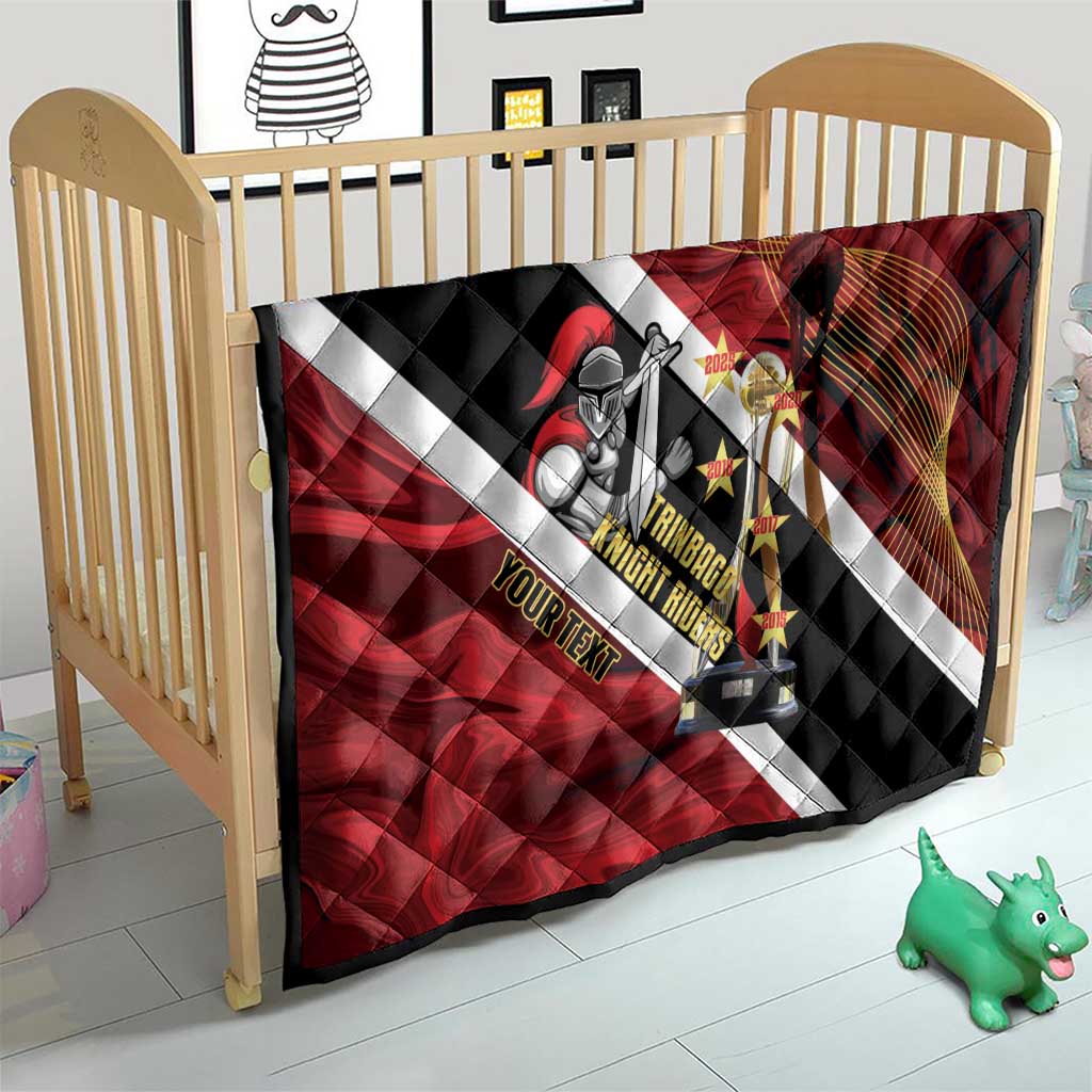 Trinidad and Tobago Cricket Personalized Quilt Trinbago Knight Riders Champions Trophy - Wonder Print Shop
