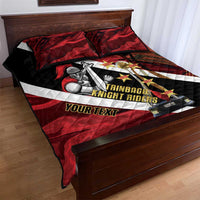 Trinidad and Tobago Cricket Personalized Quilt Bed Set Trinbago Knight Riders Champions Trophy - Wonder Print Shop