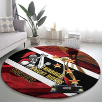 Trinidad and Tobago Cricket Personalized Round Carpet Trinbago Knight Riders Champions Trophy - Wonder Print Shop