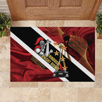 Trinidad and Tobago Cricket Personalized Rubber Doormat Trinbago Knight Riders Champions Trophy - Wonder Print Shop