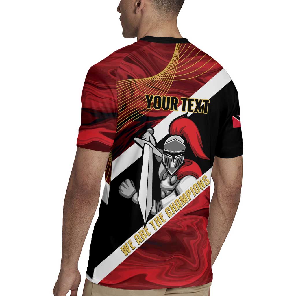 Trinidad and Tobago Cricket Personalized Rugby Jersey Trinbago Knight Riders Champions Trophy - Wonder Print Shop