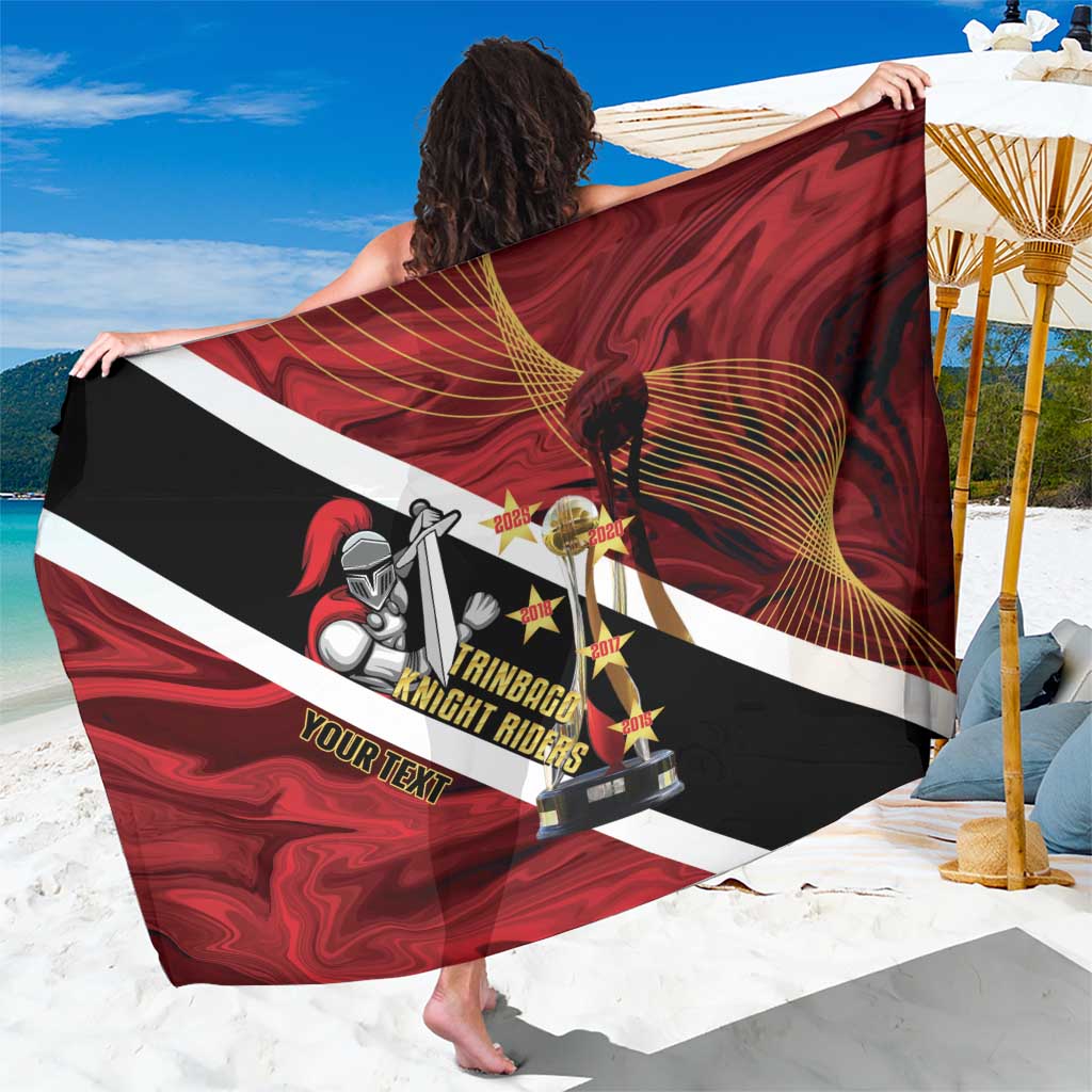 Trinidad and Tobago Cricket Personalized Sarong Trinbago Knight Riders Champions Trophy - Wonder Print Shop