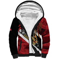 Trinidad and Tobago Cricket Personalized Sherpa Hoodie Trinbago Knight Riders Champions Trophy - Wonder Print Shop