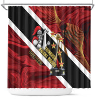 Trinidad and Tobago Cricket Personalized Shower Curtain Trinbago Knight Riders Champions Trophy - Wonder Print Shop