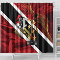 Trinidad and Tobago Cricket Personalized Shower Curtain Trinbago Knight Riders Champions Trophy - Wonder Print Shop
