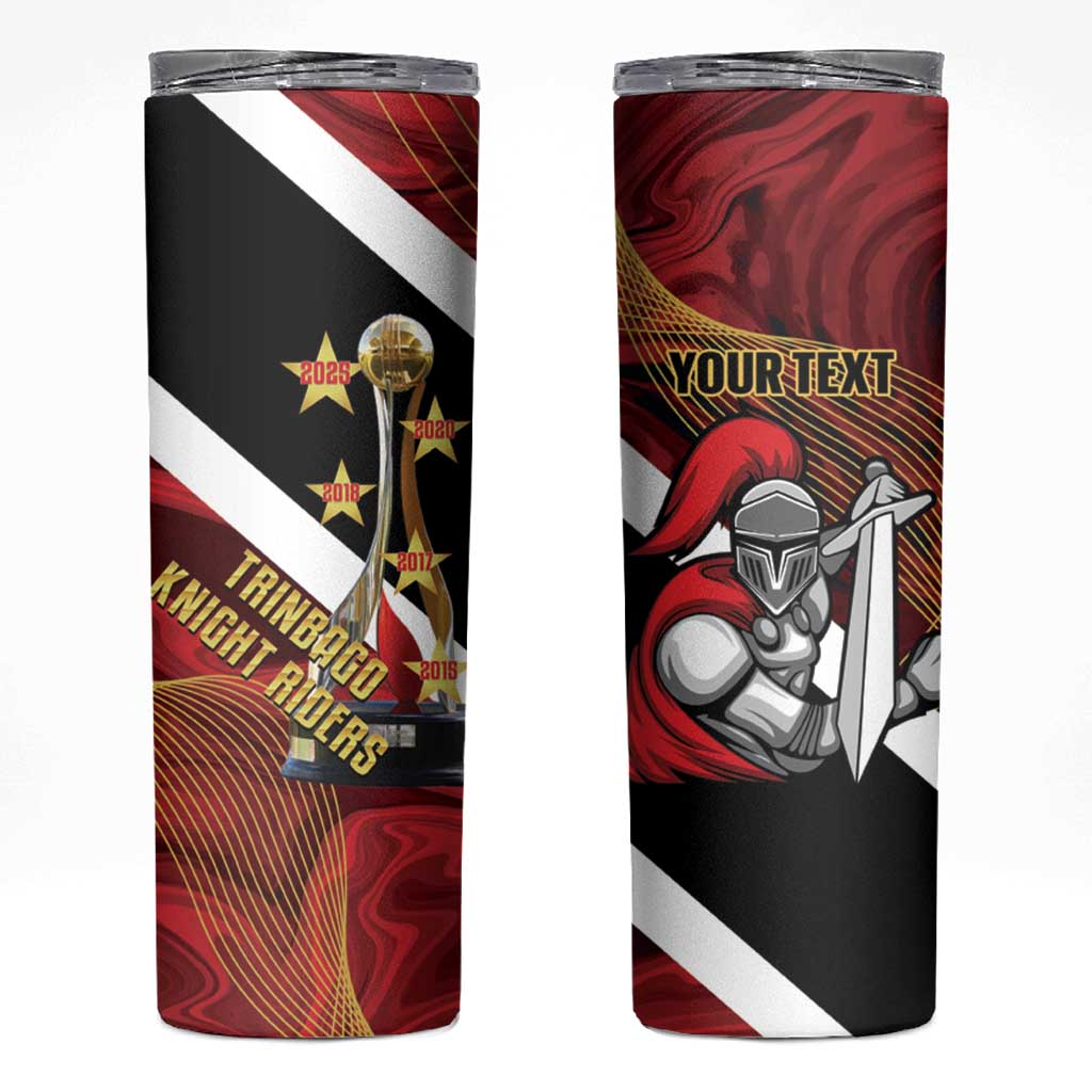 Trinidad and Tobago Cricket Personalized Skinny Tumbler Trinbago Knight Riders Champions Trophy - Wonder Print Shop