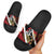 Trinidad and Tobago Cricket Personalized Slide Sandals Trinbago Knight Riders Champions Trophy - Wonder Print Shop