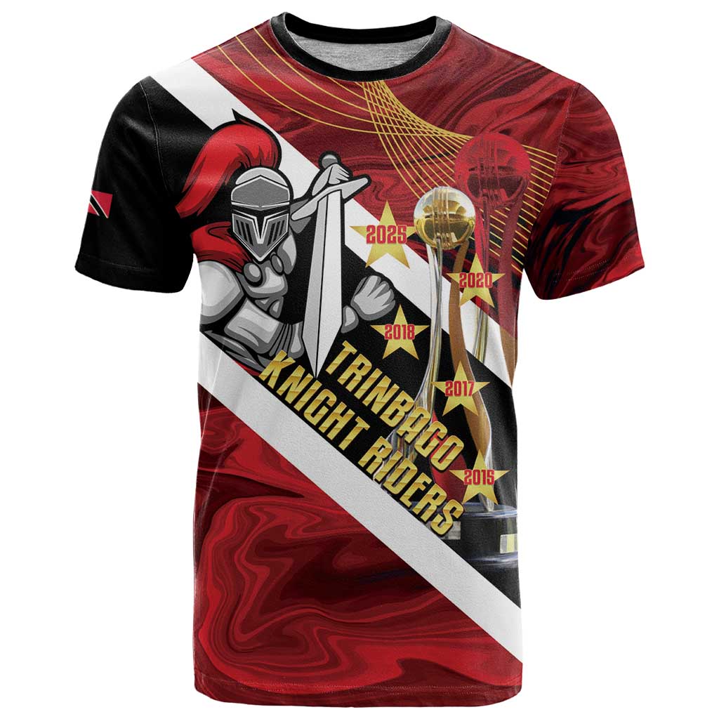 Trinidad and Tobago Cricket Personalized T Shirt Trinbago Knight Riders Champions Trophy - Wonder Print Shop