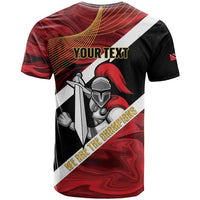 Trinidad and Tobago Cricket Personalized T Shirt Trinbago Knight Riders Champions Trophy - Wonder Print Shop