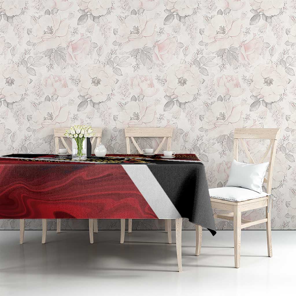 Trinidad and Tobago Cricket Personalized Tablecloth Trinbago Knight Riders Champions Trophy - Wonder Print Shop