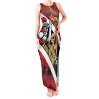 Trinidad and Tobago Cricket Personalized Tank Maxi Dress Trinbago Knight Riders Champions Trophy - Wonder Print Shop