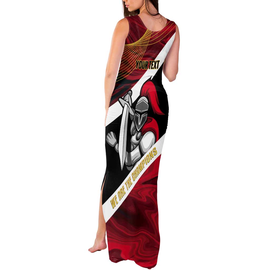 Trinidad and Tobago Cricket Personalized Tank Maxi Dress Trinbago Knight Riders Champions Trophy - Wonder Print Shop