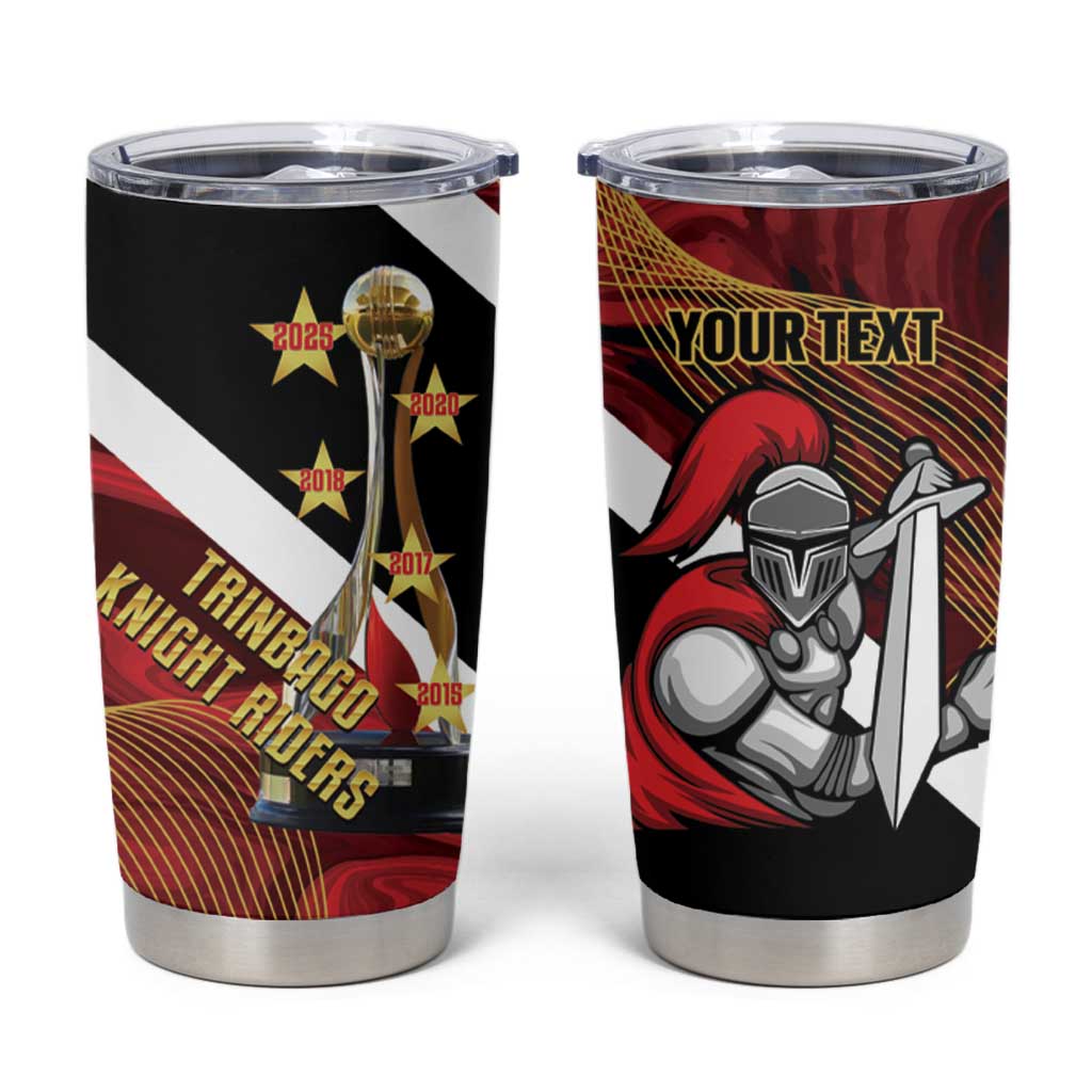 Trinidad and Tobago Cricket Personalized Tumbler Cup Trinbago Knight Riders Champions Trophy - Wonder Print Shop