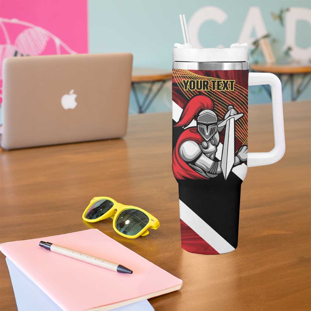 Trinidad and Tobago Cricket Personalized Tumbler With Handle Trinbago Knight Riders Champions Trophy - Wonder Print Shop