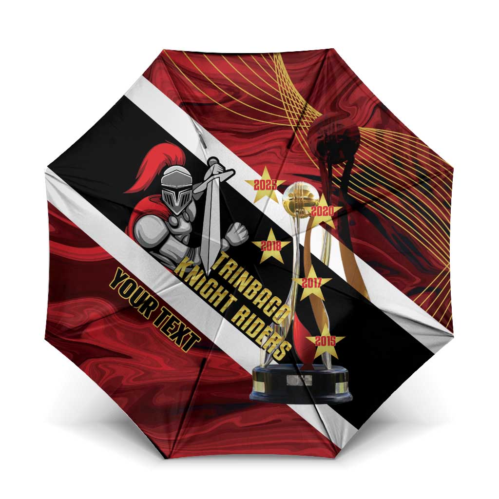 Trinidad and Tobago Cricket Personalized Umbrella Trinbago Knight Riders Champions Trophy - Wonder Print Shop