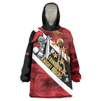Trinidad and Tobago Cricket Personalized Wearable Blanket Hoodie Trinbago Knight Riders Champions Trophy - Wonder Print Shop