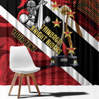 Trinidad and Tobago Cricket Personalized Window Curtain Trinbago Knight Riders Champions Trophy - Wonder Print Shop