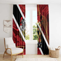 Trinidad and Tobago Cricket Personalized Window Curtain Trinbago Knight Riders Champions Trophy - Wonder Print Shop