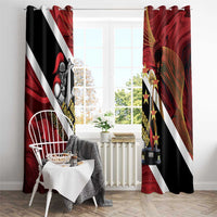Trinidad and Tobago Cricket Personalized Window Curtain Trinbago Knight Riders Champions Trophy - Wonder Print Shop
